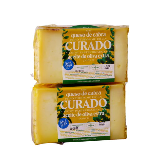 Mitad queso curado Málaga Gourmet Experience